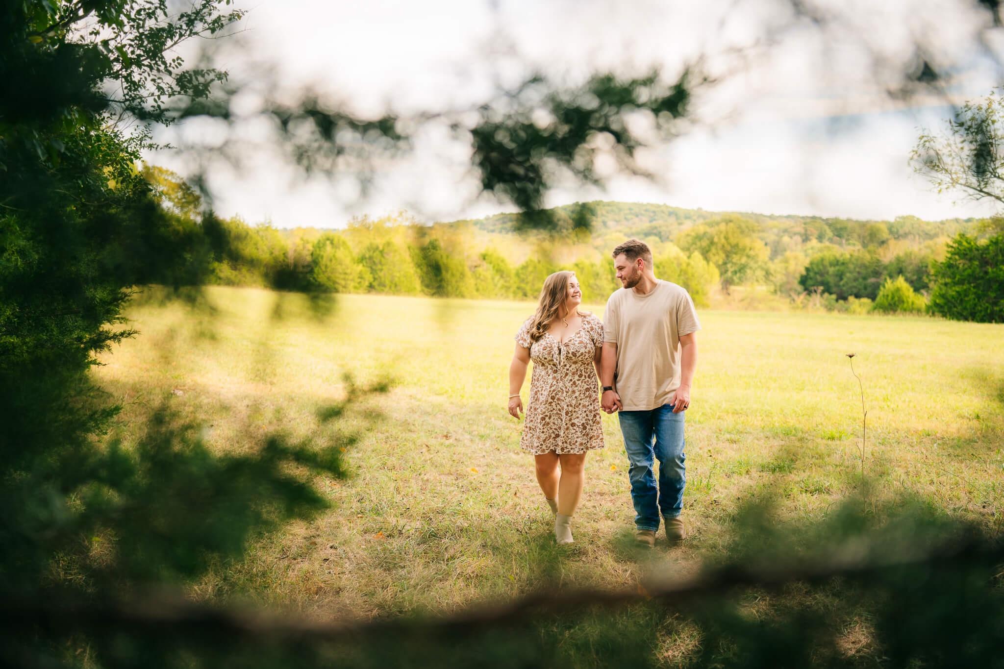 An Idyllic Engagement Photography Session with Macaila & Keeton in Shelbyville, Tennessee